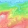 Mappa topografica Les Chevriers, altitudine, rilievo