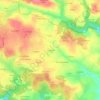 Mappa topografica Le Château, altitudine, rilievo
