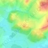 Mappa topografica Haut de France, altitudine, rilievo