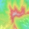 Mappa topografica Mont Rachas, altitudine, rilievo
