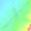 Mappa topografica La Ulloa, altitudine, rilievo