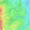 Mappa topografica La Bouvière, altitudine, rilievo
