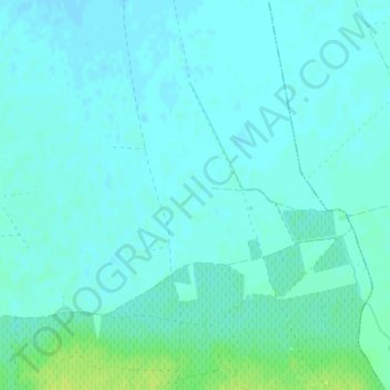 Mappa topografica Castilla, altitudine, rilievo