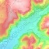 Mappa topografica La Croix, altitudine, rilievo