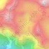 Mappa topografica Aguas Tuertas, altitudine, rilievo