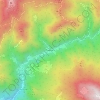 Mappa topografica Putrhof, altitudine, rilievo
