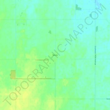 Mappa topografica Neola, altitudine, rilievo