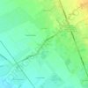 Mappa topografica Estación Colina, altitudine, rilievo