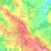 Mappa topografica La Barrière, altitudine, rilievo