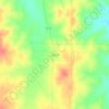 Mappa topografica Carpenter, altitudine, rilievo