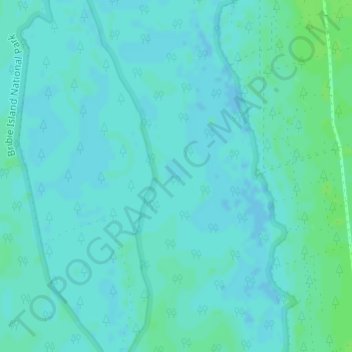 Mappa topografica Welsby, altitudine, rilievo