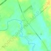 Mappa topografica Fentress, altitudine, rilievo