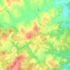 Mappa topografica Dacusville, altitudine, rilievo