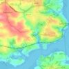 Mappa topografica Forder, altitudine, rilievo