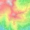 Mappa topografica Hoher Burgstall, altitudine, rilievo