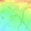 Mappa topografica South Featherston, altitudine, rilievo