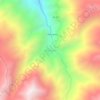Mappa topografica Anchicha, altitudine, rilievo