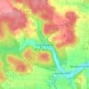 Mappa topografica Schamhaupten, altitudine, rilievo