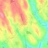 Mappa topografica Richards Corner, altitudine, rilievo
