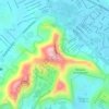 Mappa topografica cima cerro paraíso, altitudine, rilievo
