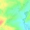 Mappa topografica Les Meaux Fourgons, altitudine, rilievo