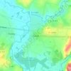 Mappa topografica Ducey, altitudine, rilievo