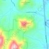 Mappa topografica Cedar Cliff Mountain, altitudine, rilievo