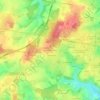 Mappa topografica La Petite Tourellerie, altitudine, rilievo