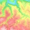 Mappa topografica Lax, altitudine, rilievo