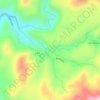 Mappa topografica Cascada Las Buitreras, altitudine, rilievo