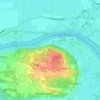 Mappa topografica Schwedenschanze, altitudine, rilievo