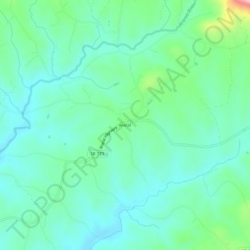 Mappa topografica Ararat, altitudine, rilievo