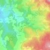 Mappa topografica Coudeyras, altitudine, rilievo