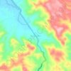 Mappa topografica Pangalalan, altitudine, rilievo