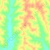 Mappa topografica Topsy, altitudine, rilievo