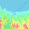 Mappa topografica Agios Andreas, altitudine, rilievo