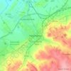 Mappa topografica Newmarket, altitudine, rilievo