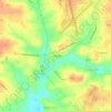 Mappa topografica Pine Forest, altitudine, rilievo