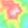 Mappa topografica Copper Mountain, altitudine, rilievo