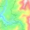 Mappa topografica Los Santiagos, altitudine, rilievo