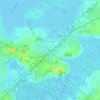 Mappa topografica Les Minées, altitudine, rilievo