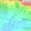 Mappa topografica Les Cesaris, altitudine, rilievo