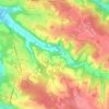 Mappa topografica Pierre Dure, altitudine, rilievo