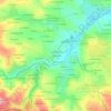 Mappa topografica La Bidaudière, altitudine, rilievo