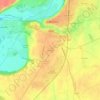 Mappa topografica La Floride, altitudine, rilievo