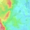 Mappa topografica La Pallud, altitudine, rilievo