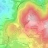 Mappa topografica Costales, altitudine, rilievo