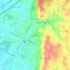 Mappa topografica Holly Hills, altitudine, rilievo