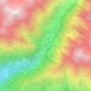 Mappa topografica En Giboï, altitudine, rilievo