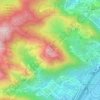 Mappa topografica 狗肚山, altitudine, rilievo